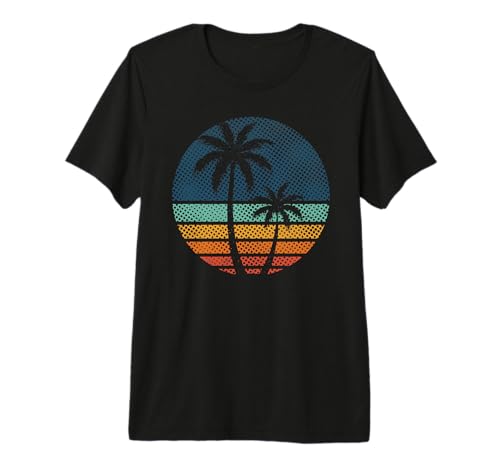 Palmera Vintage Camiseta Premium