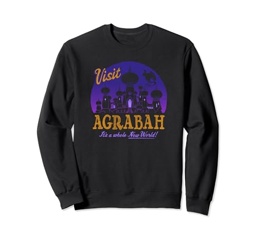 Sweat-shirt Aladdin Disney imprimé Génie Agrabah pull confortable contre le froid