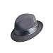 Stacy Adams Men's Crushable Fedora, Grey, Large