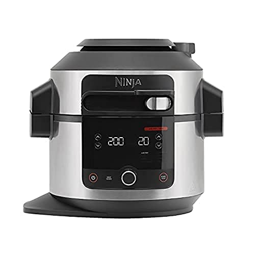 Olla Multifunción SmartLid (tapa inteligente) 11 en 1 Ninja Foodi (6 l) [OL550EU] olla a presión, freidora de aire