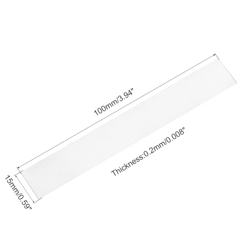 Image of MECCANIXITY Nickel-Plated Steel Strip 0.2mm x 15mm x 100mm Battery Soldering Tab Nickel Solder Tab for Battery Pack and Spot Welding 20 Pcs