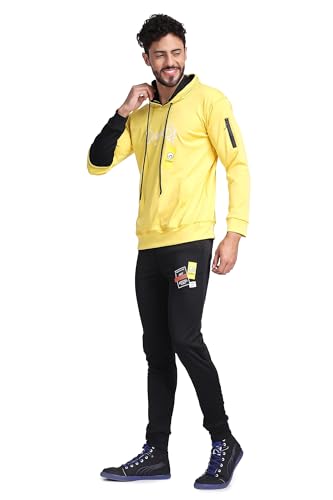 Image of YELLOW TREE Polyester Printed Tracksuits for Men | Running & Sports Tracksuits | Full Sleeve Tracksuits