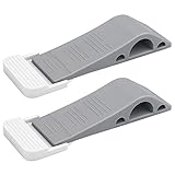 Hutou 2 Pack Door Stopper Rubber Security Door Stop Wedge Door Holder Rubber Door Stoppers Works On...