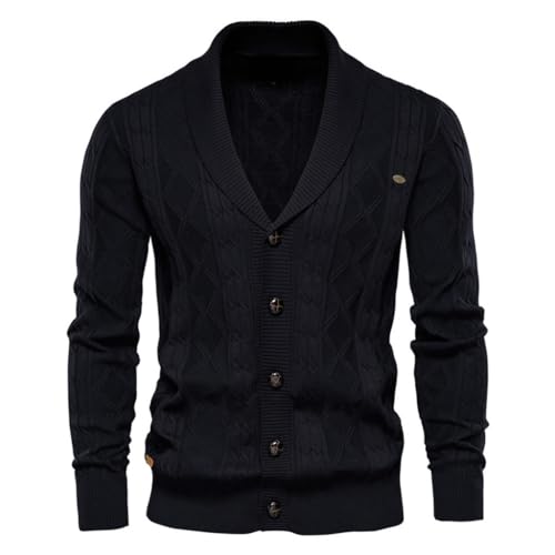 Cardigans pull homme coton d'hiver idéal pour le bureau et les sorties