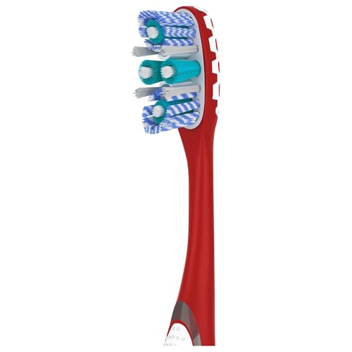 Image of Colgate 360 Advanced Whitening Soft Toothbrush Pack, 4 Adult Soft Toothbrushes with Cheek and Tongue Cleaner, Helps Clean Your Teeth, Tongue, Cheeks, & Gums, 4 - Pack (Pack of 2)