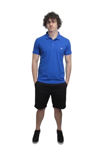 Polo Emporio Armani coton homme logo brodé pour un confort quotidien absolu