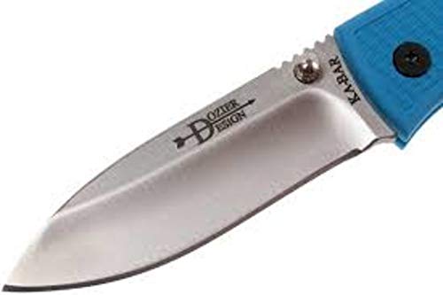 Ka-Bar Faca KA 4062BL dobrável Dozier, cabo azul