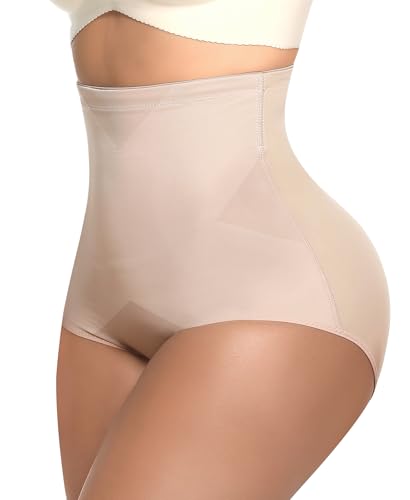 Image of Werena Tummy Control Shapewear for Women High Waisted Body Shaper Panties Seamless Shaping Underwear Panty Girdle