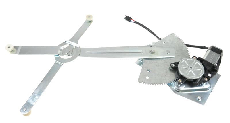 Image of TRQ Front Driver Side Power Window Motor and Regulator Assembly Power Compatible with 81-95 Chevrolet G10 81-95 G20 81-96 G30 81-95 GMC G1500 81-95 G2500 81-96 G3500