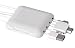 Cord Dock Cable Management for Power Cords and Charging Accessory Cables (White)