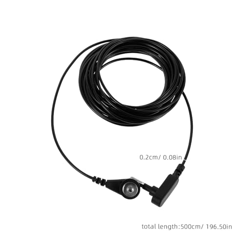 2 Cables de tierra antiestáticos de alta conductividad para esteras de conexión 2