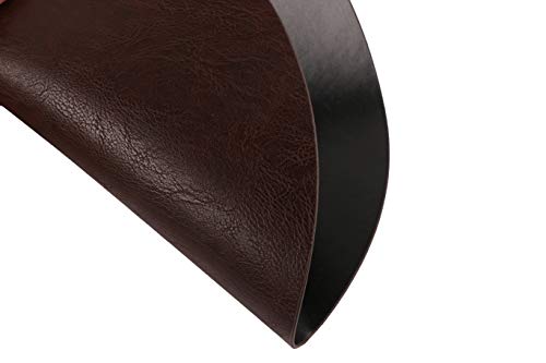 Embossed Pu Leather Placemats, Waterproof Coffee Coasters, Kitchen Table Mats, Easy To Wipe Off For Dining Round Table #TOP6