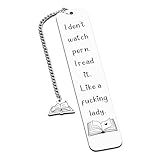 Smutty Bookmarks for Women Book Marks for Reading Lovers I Do Not Watch Porn Bookmark for Girls Daughter Sister Book Lovers Gifts for Female Friends Reading Gifts Book Accessories Bookworm Gifts