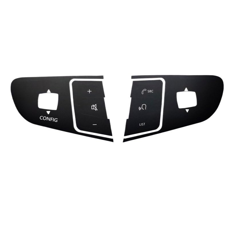 Autocollant réparation bouton volant compatible Citroën C3XR C4L Peugeot 508 B