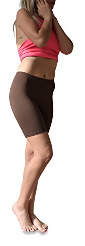 image for Sexy Basics Womens 3 Pack Buttery Soft Brushed Active Stretch Yoga Bik