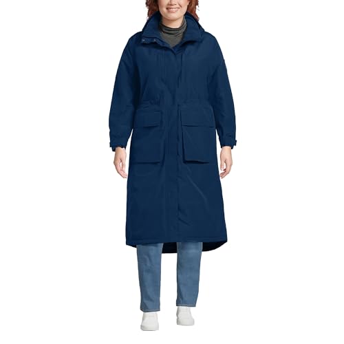 Lands' End Women's Squall Waterproof Insulated Winter Stadium Coat