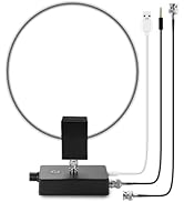 GA800 Loop Antenna, GOOZEEZOO Active Shortwave Radio with BNC Cable 10KHz-159MHz Portable Receivi...