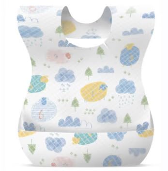 Disposable Baby Bibs – Waterproof & Skin-Friendly | 20 Pack – Perfect for Travel, Feeding, and On-the-Go Use2