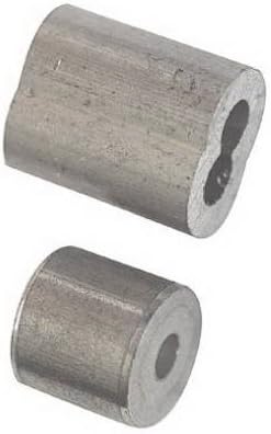Garage Door Aluminum Ferrules/Stops, 3/32-In., 2-Pk.