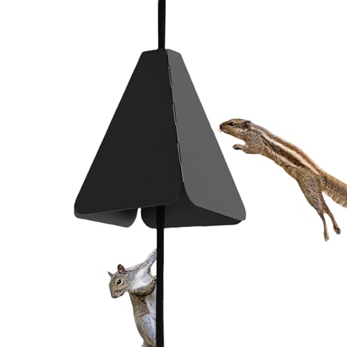Squirrel Baffle for Bird Feeder Pole,Squirrel Baffle Defense Professional Bird Food House Squirrel Guard for Outdoor Bird Feeder Pole