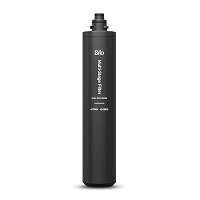 Brio 16" 3 Stage Single Housing Replacement Filter for Under Sink Water Filtration System Models: FUS100A & FUS100F | 18,000 Gallons or 2 Years | NSF 42 & 372 Certified