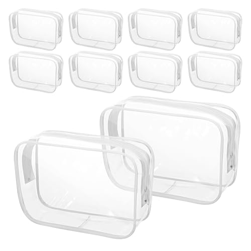 Bolsas de maquillaje transparentes para organizar tus cosméticos de viaje de forma rápida