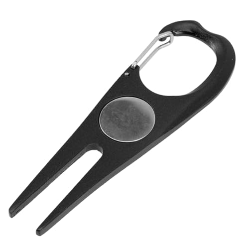 STOBOK ゴルフ芝生修復フォーク 軽量ディボット修理ツール 耐久性ゴルフアクセサリー プレゼントに 果?叉工具