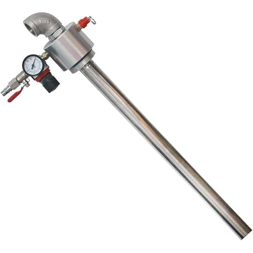 Drum Air Pump with Gauge and Safety Valve