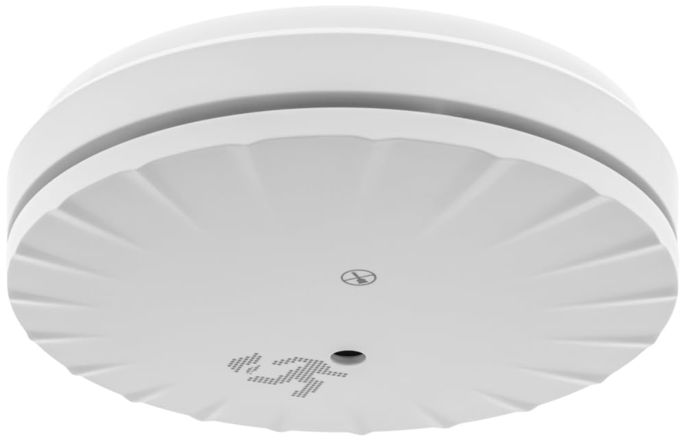 Evacuate - Détecteur De Fumée NF Slim avec Support Multi 10 Ans Garantie