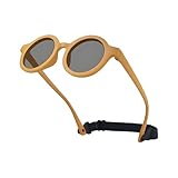 AIDIER Polarisierte Sonnenbrille mit Riemen Outdoor UV400 Schutz Kindersonnenbrille mit Weichem Silikonrahmen Flexible Baby Sonnenbrille Verstellbares Gummiband für 0-3 Jahre Jungs und Mädchen