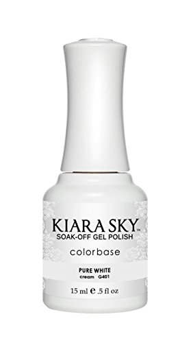 Kiara Sky Gel Polish Pure White G401 miniatura 1