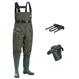 FISHINGSIR Waders for Men Waterproof Women Fishing Chest Wader with Boots