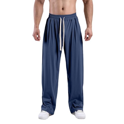 Pantalon de jogging pour homme léger avec cordon de serrage réglable à la taille