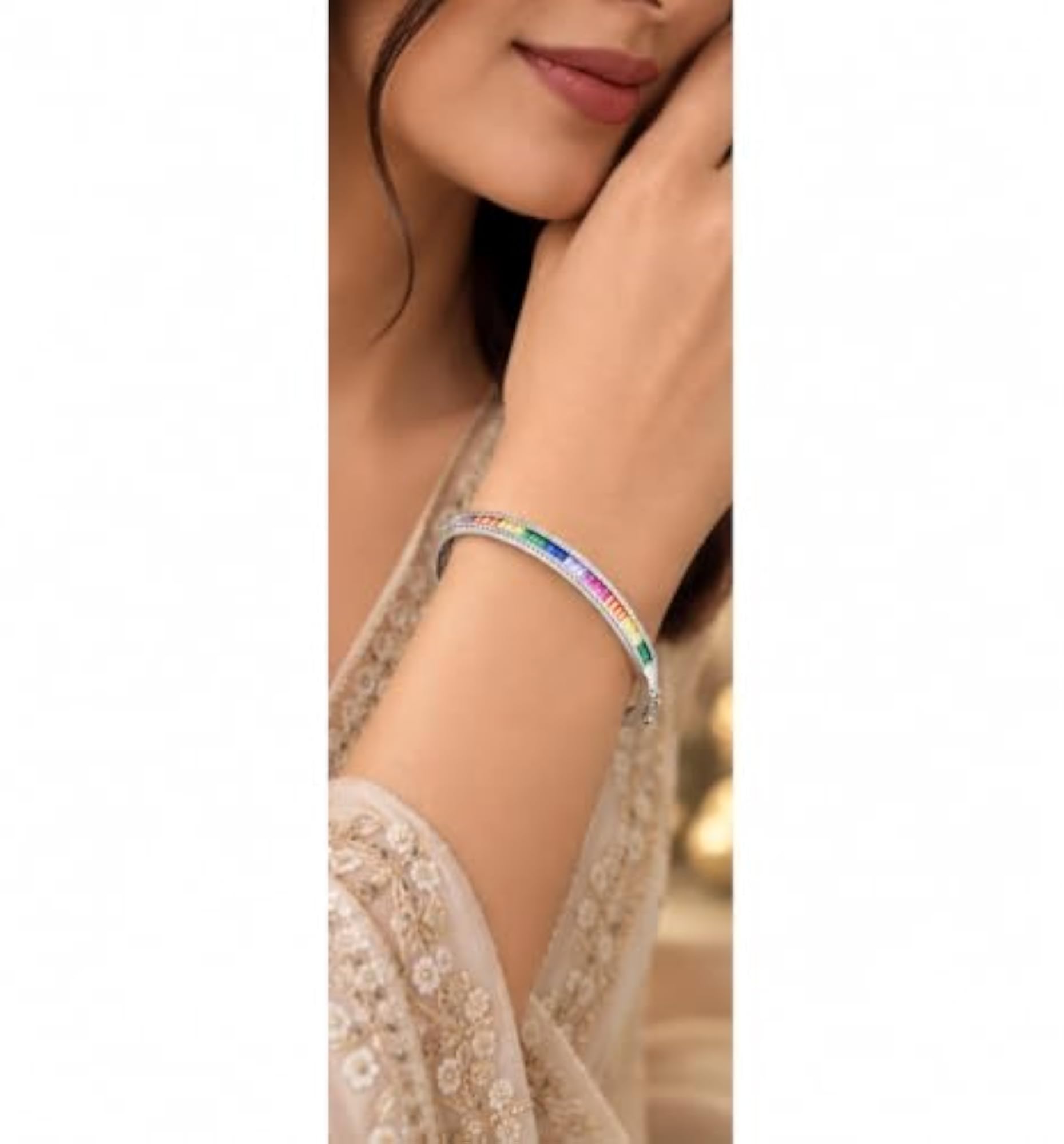 Women's Spectrum Sparkle Openable Bracelet, Keepsakes