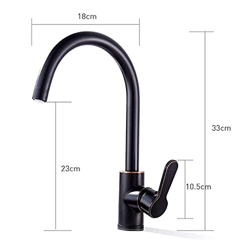 Robinet mitigeur de cuisine inox 304 installation monotrou pour évier - 3