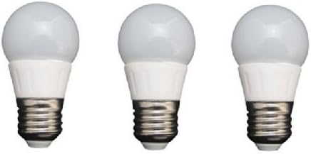 LED Bulb, 3 Pack, 4 Watts, 360 Lumens, A15 Style Bulb, Warm White, Dimmable, 35W Equivalent