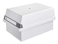 HAN Karteikasten DIN A5 quer - attraktives Design für bis zu 1300 Karten mit großem Beschriftungsfeld, 955-11