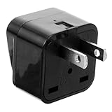 OSALADI ポータブル電力変換器 コンセント用電力変換器 2極プラグ 電圧器 コンセントエクステンダー コンバーターとアダプター 中国のプラグ 電気 マルチ壁 ポータ