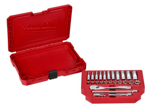 Milwaukee 48-22-9404 1/4" Drive 26pc Ratchet & Socket Set - SAE – Ansicht 2