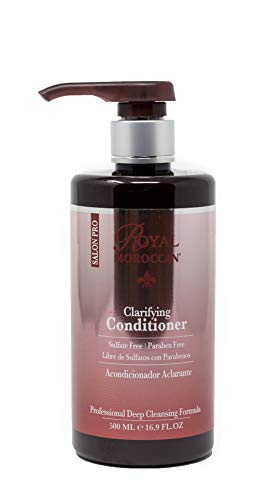 Clarifying Conditioner Color Protection Treated Hair ( 500 ml / 16.9 oz ) Keratin Conditioner Paraben & Sulfate Free | Moisturizing Smoothing Conditioner Moroccan Argan Oil | Keratin Hair Products.
