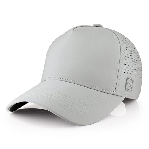 Image of CHOK.LIDS Cooling Trucker Hat Performance Cooling Mesh Back Flat Bill Hat Waterproof Dry Baseball Cap Fitted Hats for Men