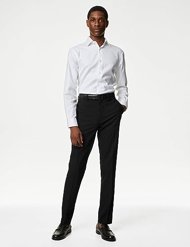 Image of Marks & Spencer Men's Mid Rise Regular Casual Pants