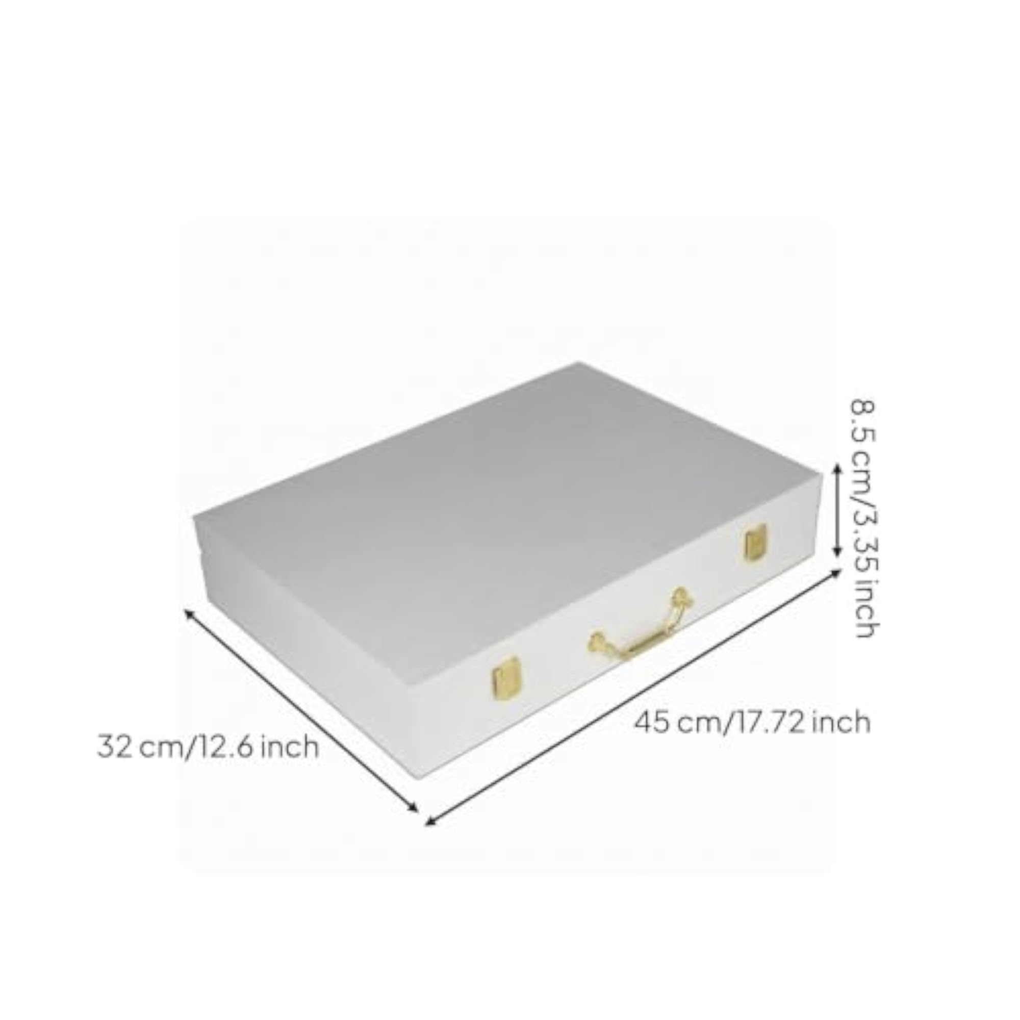 Leather Presentation Case, White