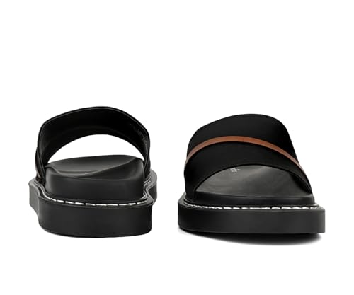 Image of LOUIS STITCH Comfortable Men's Sandals | Lightweight Casual Stylish Slip-On Slides Sandals| Everyday Wear Sandals with PU Cushion Sole | LSOF-21