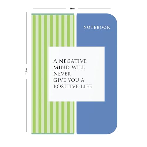 Image of KAANUKA A5 Notebook, 172 Pages, 80 GSM, Ruled, Themed Journals, Notebook For Home, Office, Personal Diary With Trackers, Best For Gifting