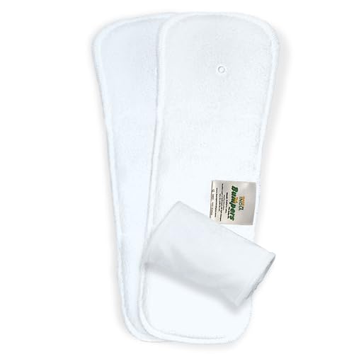 Image of Bumpers Baby Insert Pad | Soft, Washable & Super Absorbent | Leakproof, Eco-Friendly, Comfortable & Safe for Babies | Ideal for Day and Night Use (Pack of 2)