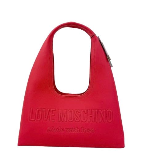 Sac femme Moschino Love en faux cuir rouge | L'excellence du shopper à bandoulière