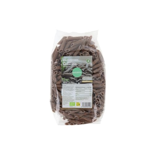 Macarrones de Trigo Sarraceno 500g BIO Naturitas Essentials | Macarrones sin gluten | 100% harina de trigo sarraceno | Sin GMO