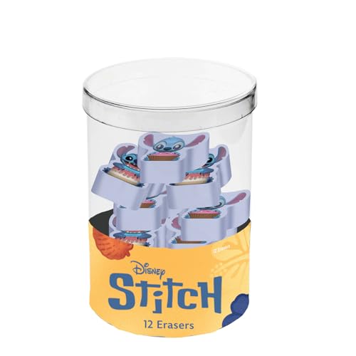 Disney Lilo et Stitch Mix-Cube avec 12 Gommes, Violet