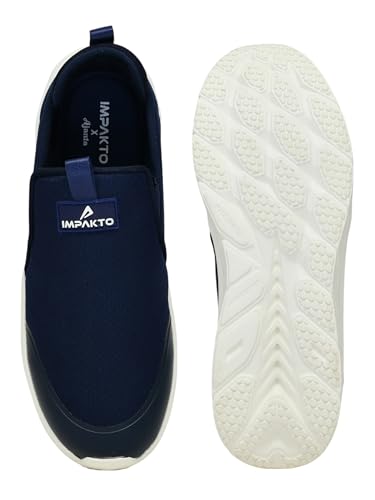 Image of Impakto Cozy Lazy Boy Slip-in Fit Walking Shoes | Lightweight & Breathable | Cushioned Insole for Comfort | Slip Resistant Outsole | Shoes for Casual & Travel